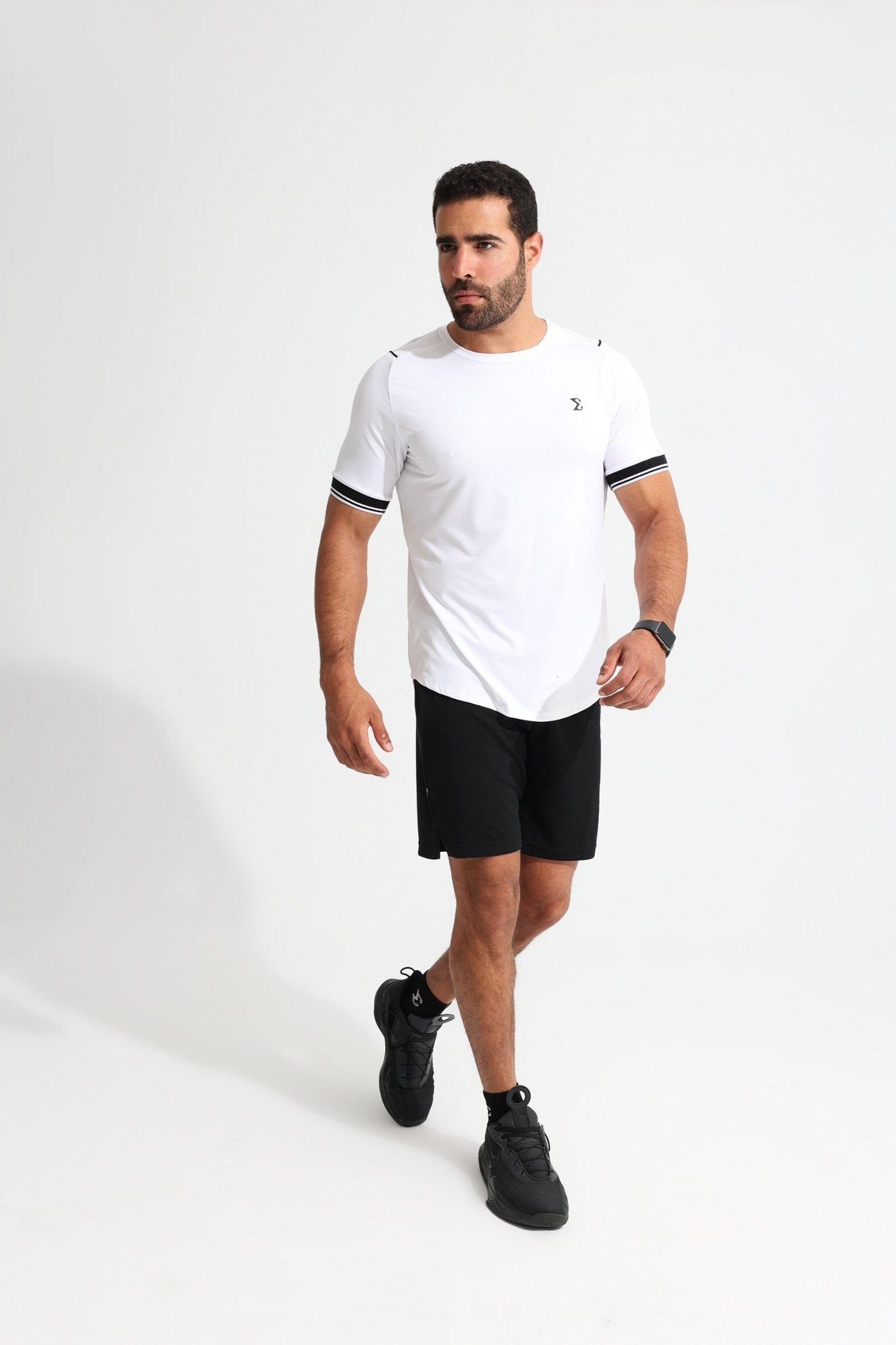 Alpine White Gym Workout Tee