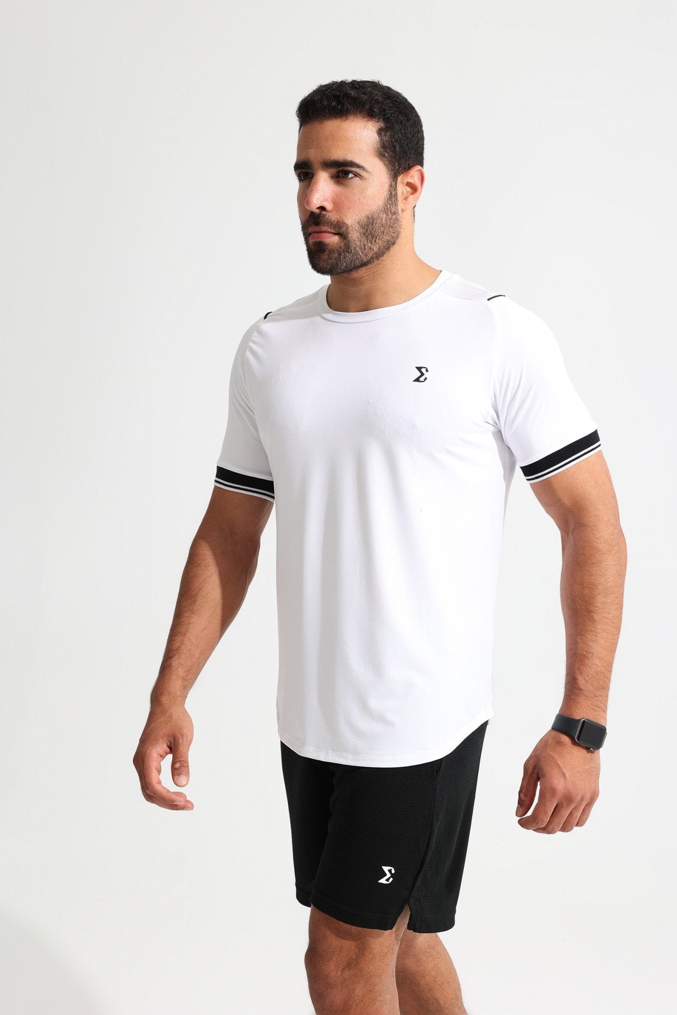 Alpine White Gym Workout Tee