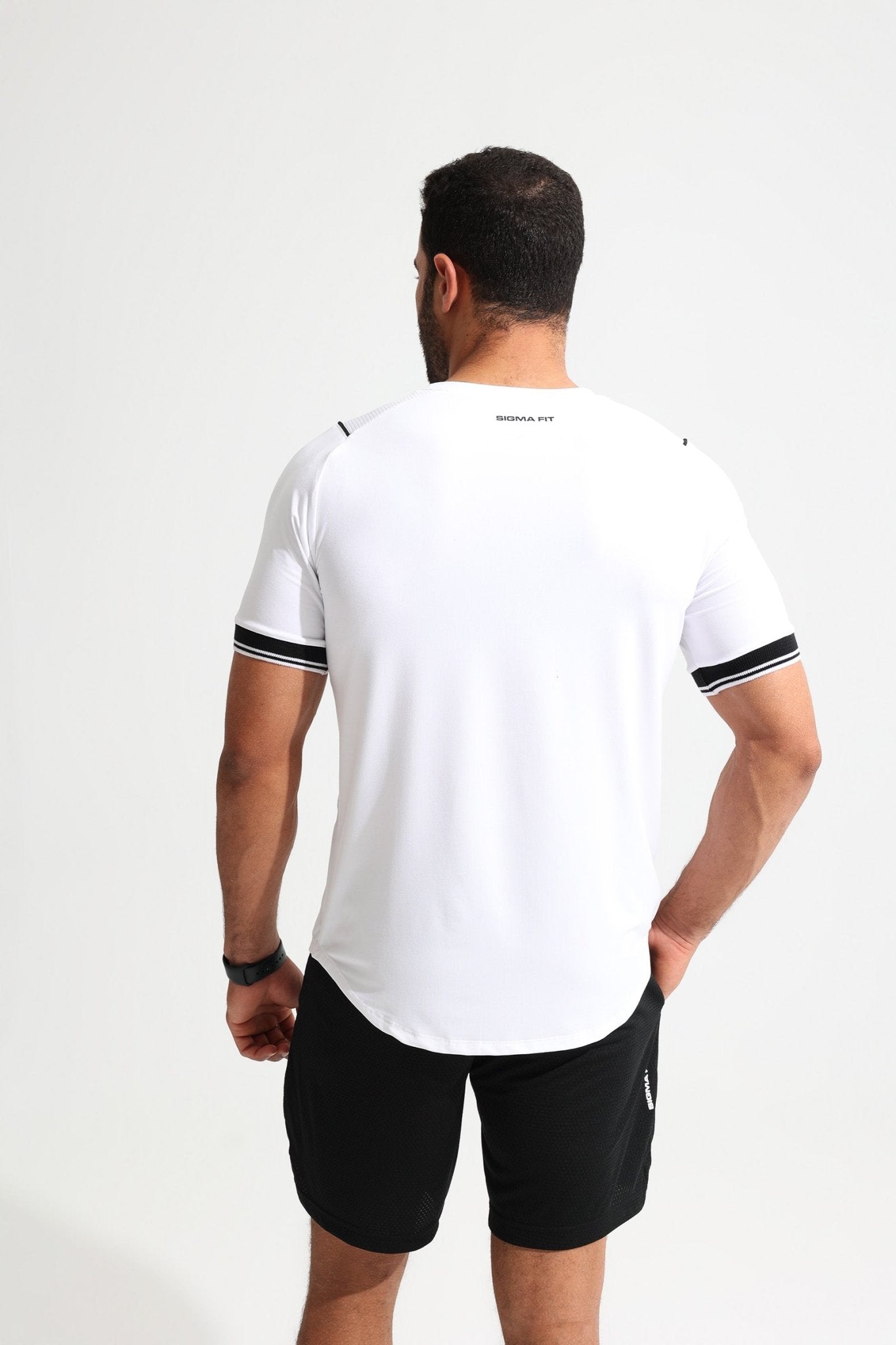 Alpine White Gym Workout Tee