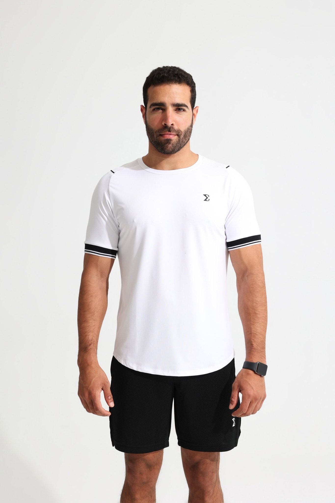 Alpine White Gym Workout Tee