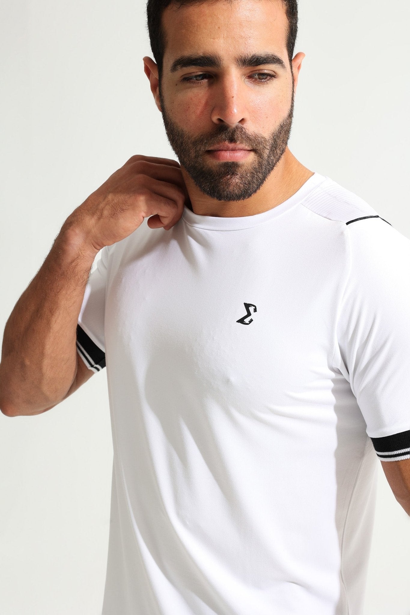 Alpine White Gym Workout Tee