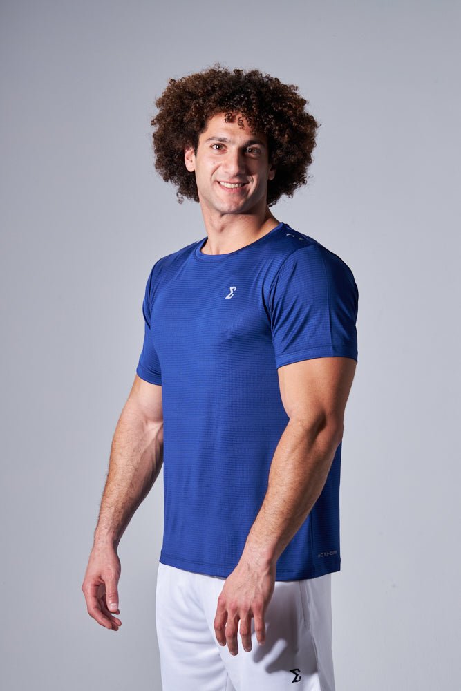 Azure Nimble Gym Workout T-Shirt