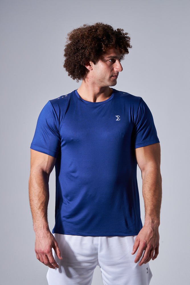 Azure Nimble Gym Workout T-Shirt