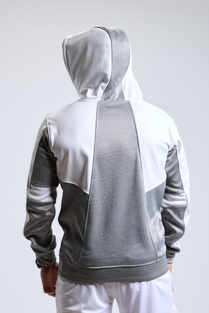 Dove Grey Athletic Gym Workout Hoodie