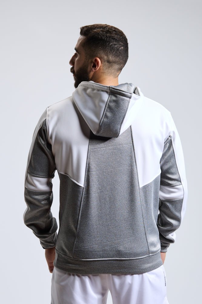 Dove Grey Athletic Gym Workout Hoodie