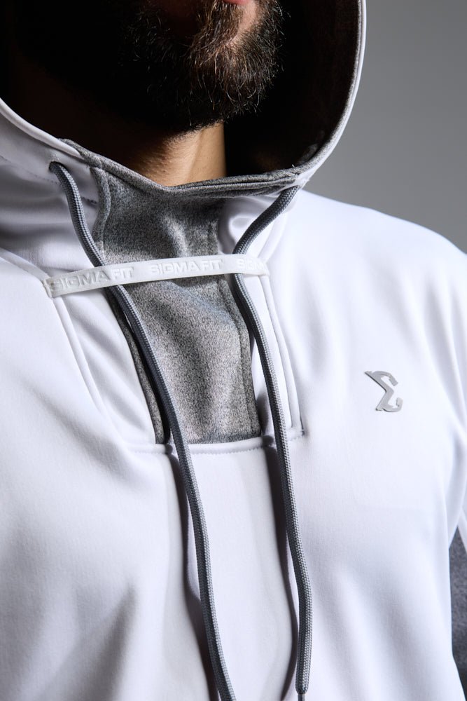 Dove Grey Athletic Gym Workout Hoodie