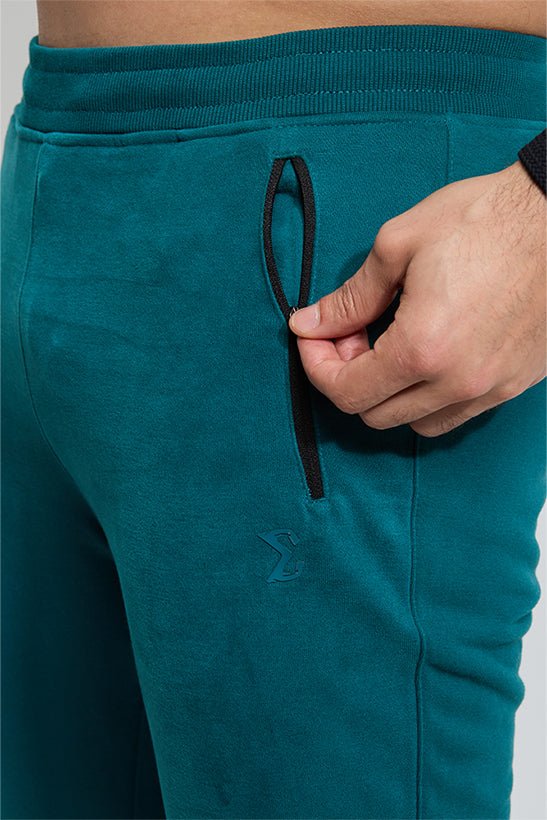 Forest Green Casual Gym Workout Joggers
