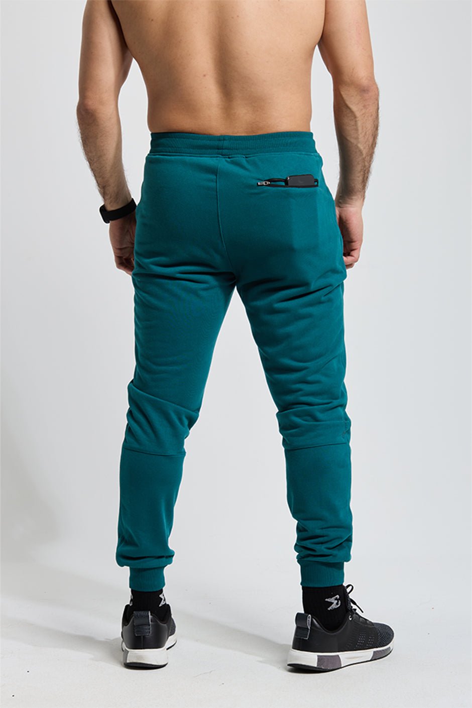 Forest Green Casual Gym Workout Joggers