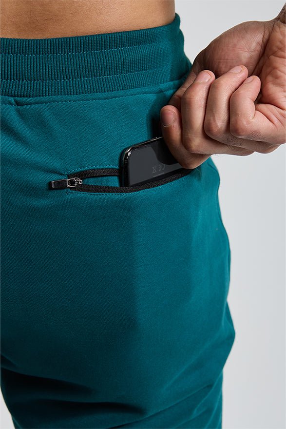 Forest Green Casual Gym Workout Joggers