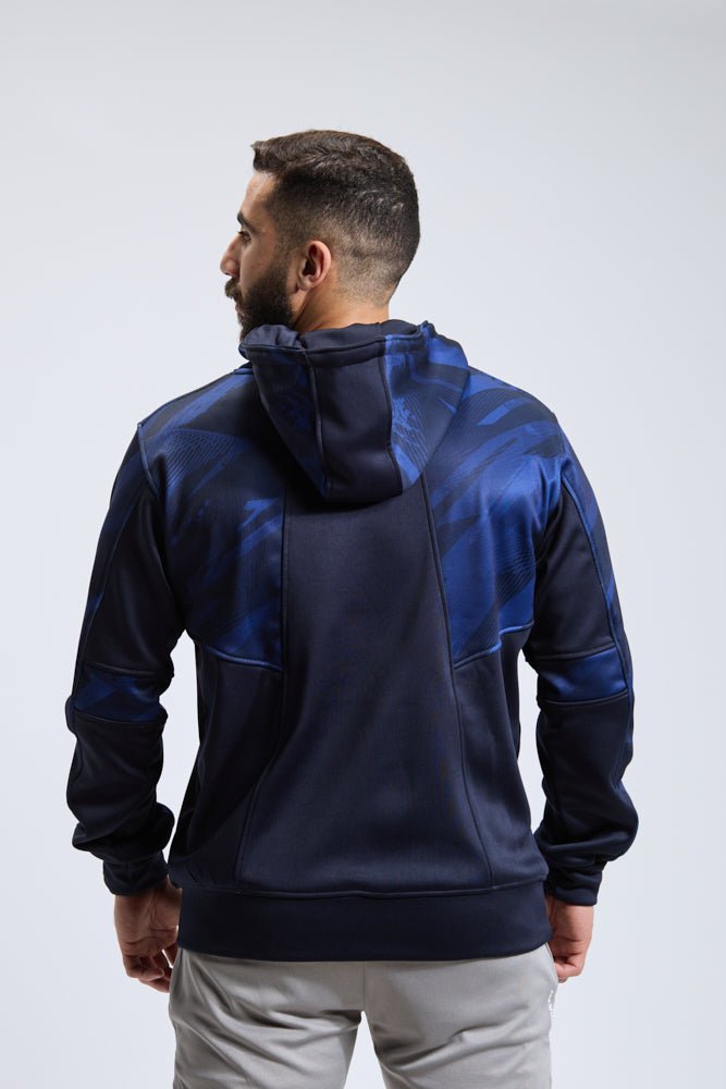 Ocean Blue Athletic Gym Workout Hoodie
